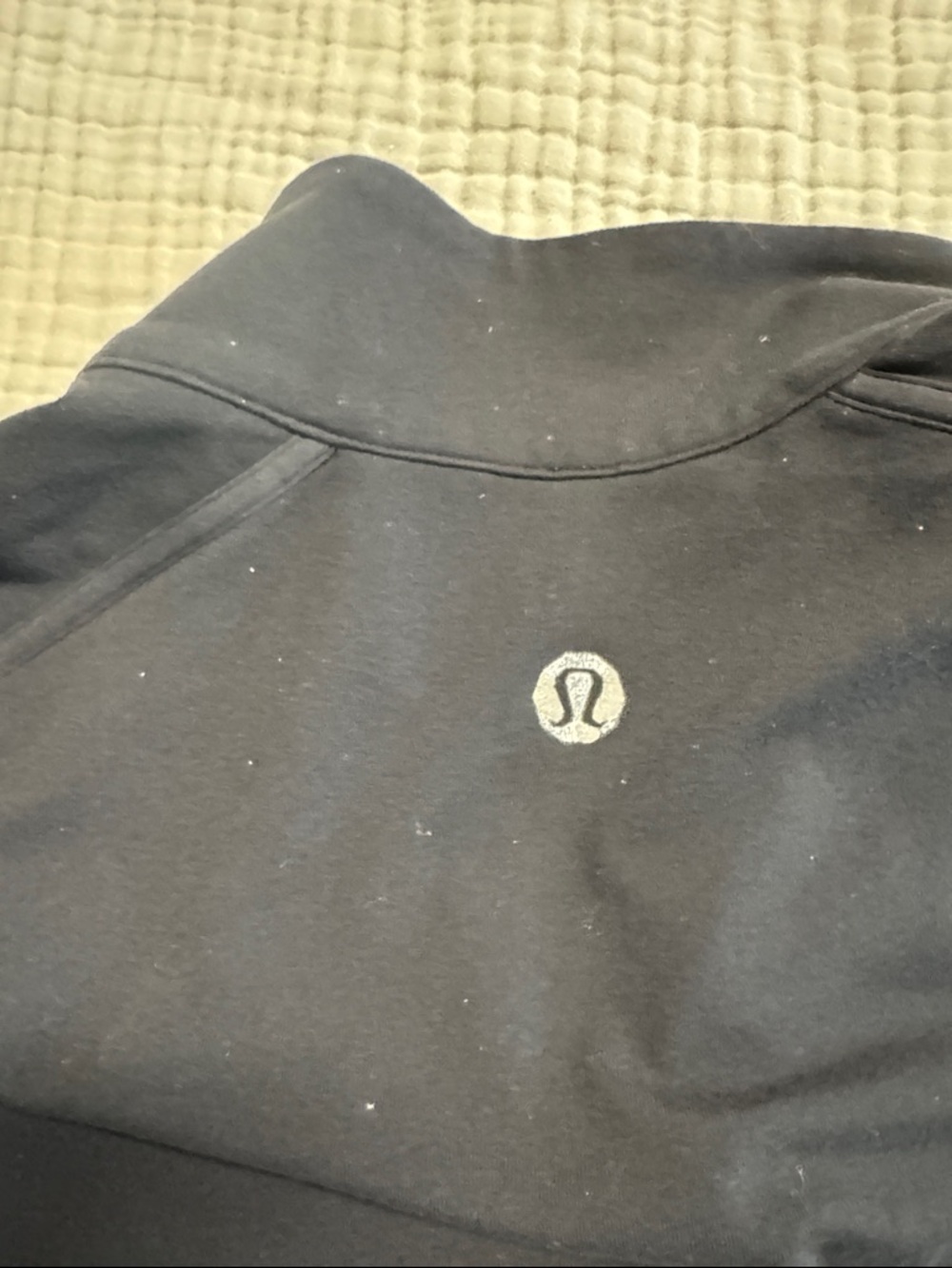 lululemon athletica Black Jacket with Silver Logo